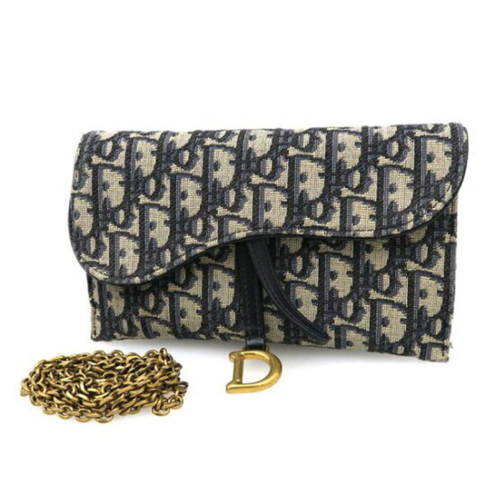 Christian Dior Saddle Chain Pouch